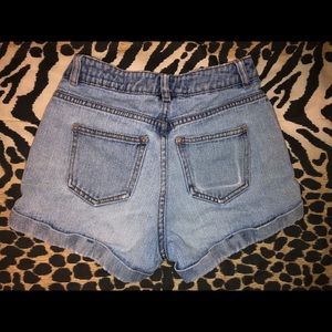 High waisted shorts